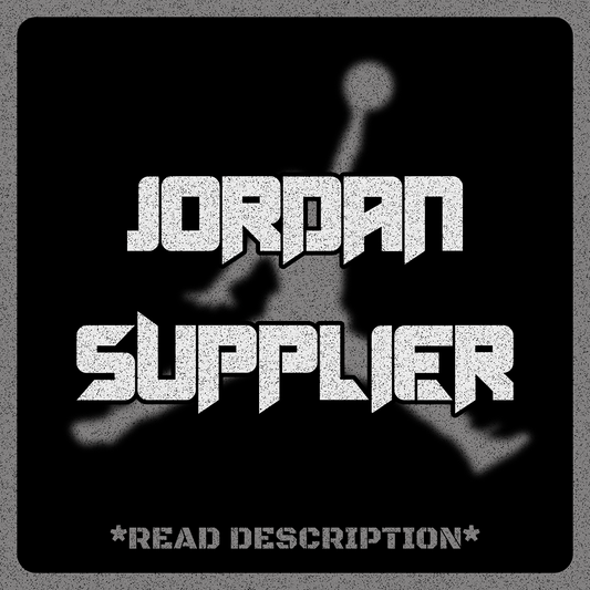 J0RDANS SUPPLIER + VIDEO GUIDES